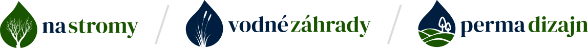 Na stromy vodné záhrady permadizajn logo